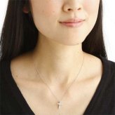 純プラチナ ダイヤモンド ネックレス 0.5ct クロス ペンダント プラチナ Pt999 十字架 ダイヤ ダイヤネックレス 天然ダイヤモンド レディース ジュエリー アクセサリー ギフト プレゼント 妻 彼女 記念日 誕生日