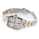 アウトレット セイコー ルキア 2024年春夏 電波ソーラー 腕時計 ブランド レディース SEIKO LUKIA SSVW230 アナログ ホワイト ピンクゴールド 白