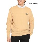 キャロウェイ ゴルフ メンズ セーター チェック柄 クルーネックニット Callaway Golf  C24118100 春夏モデル お誕生日祝い お祝い 記念品 30代 40代 50代 60代 母の日 お母さん 還暦祝い 敬老の日 彼女 人気プレゼント プレゼント