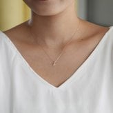 【無料ラッピング】  カナルヨンドシー Canal 4℃ ネックレス【3月誕生石】K10 ピンクゴールド ネックレス アクアマリン ダイヤモンド レディース  ブランド 正規品 新品 ギフト プレゼント 人気 おすすめ 誕生日 記念日 クリスマス 送料無料