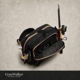 【ラッピング無料・レビュー投稿で保証120日】釣り用品 Gran Walker グランウォーカー ワンショルダー タックルバッグ 約6.5L ロッドホルダー ウエストベルト付き 釣り バッグ ギフト アウトドア用 キャンプ 