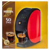 Nestle　ゴールドブレンド バリスタ 50（フィフティ）SPM9639　カラー: レッド　容量: 800ml　エスプレッソとアイスに対応　※アイスには氷が必要　#65123　コーヒーメーカー　ホットコーヒー