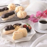 送料無料 北海道産地直送 ジョリ・クレール もち×もちシュークリーム&エクレアセットR  ※ご注文後約7～10日前後での発送となります。沖縄・離島へは別途配送料が発生いたします お取り寄せグルメ スイーツ
