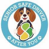 カーサイン 高齢者マーク SENIOR SAFE DRIVER ビーグル ステッカー シール 直径13cm 肉球 日本製 車