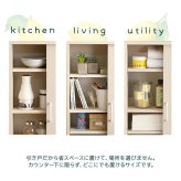 食器棚 キッチン収納 さわやかなカウンター下引き戸収納6020 FKSS-6020--WHW ホワイトウォッシュ 幅60cm・奥行20cm ホームテイスト カウンター下 引き戸 薄型 幅60cm 奥行20cm キッチン 収納 スリム 薄型収納 台所：