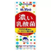 伊藤園 朝のYoo 濃い乳酸菌 200ml×24本 紙パック フェカリス複合菌 1000億個  脂肪ゼロ チチヤス共同開発 #44571 日本製  [賞味期限は2027.2.28まで] 秋の買い置き 敬老