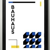 日本製 バウハウス BAUHAUS ミッドセンチュリー A3 サイズ ポスター アート おしゃれ 絵画 インテリア 北欧 イラスト マット紙 艶消し アートパネル 額 フレーム デザイン 壁掛け ギフト 新築祝い ディスプレイ  速達 送料無料