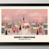 日本製 メリー クリスマス Xmas Christmas サンタクロース ビンテージイラスト A3 サイズ ポスター アート おしゃれ 絵画 インテリア 北欧 イラスト マット紙 艶消し アートパネル 額 フレーム デザイン 壁掛け ギフト 新築祝い ディスプレイ  速達 送料無料