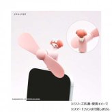 サンリオ マイメロディ ミニクールファン Lightningコネクタ対応 扇風機 小型 ハンディファン 静音 強風 持ち運び 携帯 スマホ給電 充電不要 キャラクター グッズ かわいい プレゼント サンリオ正規ライセンス品