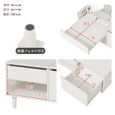 センターテーブル 2Way コスメテーブル 幅80cm ドレッサーテーブル 大型ミラ スライド棚 センターテーブル ローテーブル ナイトテーブル サイドテーブル コスメ収納 化粧品収納 かわいい インテリア リビング 寝室 1人暮らし 化粧台 鏡台 机