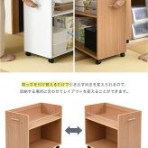 ラック 押入れ 収納 本棚 2個セット 幅38.5 奥行78 .5 キャスター付き 隙間 ワイド ワゴン 大容量 おもちゃ DVD 本 漫画 整理 押し入れ収納 スライド 収納庫 新生活