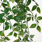 観葉植物 造花 フィカス シャングリラ BROWN 全長約74cm フェイクグリーン 高級 本物そっくり リアル おしゃれ 卓上 インテリア 人工観葉植物 アーティフィシャルグリーン 垂れ下がる つる オフィス 店舗 開店祝い 室内 リビング 玄関 トイレ 風水 フェイク