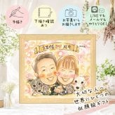 結婚記念日 ギフト 似顔絵 プレゼント 贈り物 名入れ 手描き 銀婚式 記念日 結婚25周年 結婚記念日 夫婦 お父さん 両親 お母さん 修正無料 名入れ 下書き確認 そっくり 親孝行 一生もの 実績多数 25周年 思い出 記念 長寿祝い ハロウィン キレイ オリジナル 引っ越し 白寿祝い 初任給 感激 闘病中の方への励まし 色紙 ホワイトデー カラフル サプライズ