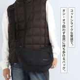 マンハッタンポーテージ 舟形 ショルダーバッグ Manhattan Portage メンズ レディース 軽量 撥水 B5 ナイロンタッサー 小さめ 黒 ブラック ナイロンバッグ ショルダー 斜めがけ 斜めがけバッグ おしゃれ かわいい シンプル 大人 通勤 旅行 フェス ライブ ブランド MP2409TS
