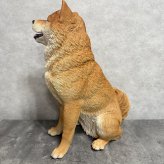 置物 お座りにっこり柴犬 大 グッズ 高さ52.5cm woobia ウービア 大きい 大型 おしゃれ ガーデン インテリア オブジェ 可愛い プレゼント 北欧 玄関 雑貨 動物 モダン 庭 ギフト 屋外 家 リアル 玄関先 ガーデンオーナメント ガーデニング 犬 いぬ 柴