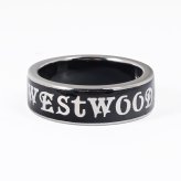 ヴィヴィアンウエストウッド Vivienne Westwood リング 指輪 Sサイズ(日本サイズ11-12号) CONDUT STREET レディース シルバー ブラック 6404017G01P107 FJ107 S ジュエリー 送別会 誕生日 結婚祝い 結婚式 彼氏 息子 夫 男性 高級 父の日 母の日【スペシャルラッピング660円(別売り)】 即日発送 彼氏 財布 バレンタイン