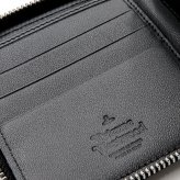 ヴィヴィアンウエストウッド 財布 二つ折り財布 メンズ レディース Vivienne Westwood 51010043 L001N LA N402 ブラック サフィアーノ 本革 ラウンドファスナー 小銭入れあり オーブ ロゴ コンパクト