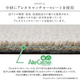 ラグ カーペット 日本 抗菌 消臭 清潔 オーダー 撥水 抗アレル物質 ダニ対策 無地 江戸間 8畳 約352×352cm