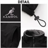  KANGOL カンゴール ブルゾン ジャケット リバーシブル メンズ レディース  ボア ハイネック ダブルジップ 防寒 ブランド ロゴ ゆったり おしゃれ ストリート カジュアル アウター 高校生 秋 冬 M L LL 2026FW Karlas 別注