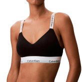 カルバンクライン Calvin Klein(CK) ブラ&ショーツ セット ロゴ 無地 ノンワイヤー アンダーウェア インナー 下着 QF8504+QF8520 004 レディース ブラック