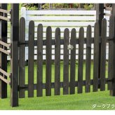ガーデン エクステリア 天然木製三角アーチ用 ゲート単品 「WOOD CHURCH」 ウッドチャーチ ゲートのみ アーチ 門 ゲート 木製 diy キット 扉 両開き 外開き 観音開き 庭 入口 門扉 ホワイト ダークブラウン おしゃれ 北欧 新生活