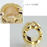 ハワイアンジュエリー ネックレス シルバー バレル シルバー ネックレス カットアウト チューブ イエローコーティング シンプル シルバー925 ギフトラッピング可能 チェーン 長さ選べる プレゼント ハロウィン 【品番：CG-SP3238】