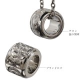 ハワイアンジュエリー ペンダントトップ 金属アレルギー 対応 純チタン 刻印 無料 誕生石 バレル Lサイズ チェーン別売りステンレスより軽く肌に優しい メンズ レディース プレゼント ハロウィン 【品番：TIP403L】