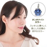 【在庫限り】セカンドピアス つけっぱなし ピアス 明日が変わるキュービックジルコニア 3mm 軸太 ロングポスト 金属アレルギー対応 ステンレス 医療用 サージカル 片耳 1個