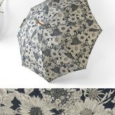 【Cou Pole クーポール】晴雨兼用 リバティプリント 藤ハンドル 長傘 / UVカット日傘 (cc-68024)レディース LIBERTY 花柄 フラワー 紫外線対策 日本製 アンブレラ プレゼント ギフト coupole 雨傘 母の日 クリスマス 60代 50代 40代 30代