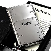 ZIPPO ライター シルバー 定規 アンティークニッケル 古美仕上げ 銀 ジッポ ロゴ おしゃれ かっこいい メンズ ギフト プレゼント