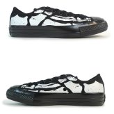 コンバース CONVERSE スニーカー メンズ レディース ローカット キャンバス オールスター AGED ボーンプリント OX ブラック ALL STAR AGED BONEPRINT OX