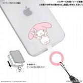 サンリオ マルチリングプラス シリコンブレスレット クロミ KU スマホ 落下防止 リング ストラップ ホルダー 挟むだけ キャラクター グッズ アクセサリー 携帯 スマートフォン iPhone Android サンリオ正規ライセンス品