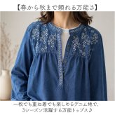 デニムシャツ レディース 通販 長袖 トップス ウエスタン シャツ ダンガリーシャツ デニム オシャレ おしゃれ 可愛い かわいい 無地 長そで きれいめ カジュアル レディースシャツ 着回し アメカジ 春 夏 秋 シンプル スリム ブラウス 綿 オールシーズン