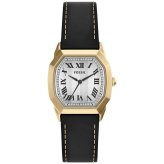 フォッシル FOSSIL 腕時計 メンズ HARLOW アナログ ブラックレザーウォッチ FS6215【2026 新作】