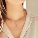 ハワイアンジュエリー ネックレス シルバー ペアネックレス 2本セット 刻印 無料 誕生石入れ可 スクエア プレート Sサイズ シルバー925 ギフトラッピング可能 大人 友達 長さ選べる カップル 夫婦 プレゼント ハロウィン 【品番：CG-SP10702P】