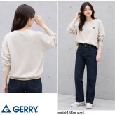 【予約】GERRY ジェリー スウェット ヘンリーネック レディース メンズ gea-m0033 裏起毛 トレーナー 長袖 織りネーム 刺繍 防寒 ビッグシルエット オーバーサイズ アメカジ アウトドア ストリート カジュアル M L XL 2026FW  別注