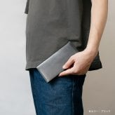［名入れ］【お札だけ】コンパクト 長札入れ 【栃木レザー】 本革 小さい 薄い 極小 お札が折れない 極薄  財布 長財布 長札 ウォレット 小さい長財布 だけ 札のみ メンズ レディース シンプル 革 高級 ヌメ革 名入れ 一万円札 ぴったり 一粒万倍日 天赦日 [km01]