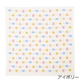 ミキハウスホットビスケッツ  ガーゼバスタオル&ラトルセット＜BOX付き＞ギフトラッピング　出産祝い　誕生日　お祝い　入園祝い　キッズ服　ベビー服