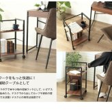 デスク チェア ワゴン キッチンラック キャスター付き 下ワゴン サイドワゴン サイドラック 収納ワゴン 収納ラック ラック 棚 省スペース コンパクト 用 オフィス家具 オフィス収納 木製 スチール ホワイト ブラウン linz iw-21 新生活