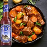 敬老の日 おばあちゃん ビールとお花のギフト 有名 ドイツビール 黒ビール ホフブロイ ドゥンケル 330ml プリザーブドフラワー ピンク バラ 海外ビール ビールセット おしゃれ 誕生日 記念日 プレゼント 女性 男性 友人 友達 お酒 お返し 送料無料