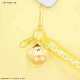 ポムポムプリン ハンドストラップ 3Dマスコット付き キャラクター 雑貨 スマホ ストラップ 落下防止 キーホルダー かわいい グッズ SANRIO サンリオ SANG-430PN サンリオ正規ライセンス品