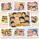 似顔絵 ギフト 長寿祝い 贈り物 名入れ プレゼント 手描き 長寿 記念日 お祝い 大人数 両親 おばあちゃん 家族 祖父母 おじいちゃん 修正無料 名入れ 下書き確認 かわいい そっくり 一生もの 実績多数 思い出 長寿 記念 感激 お祝いの品 バレンタインデー カラフル 還暦祝い 喜ばれる 結婚祝い ハロウィン サプライズ 古希祝い 感動 お祝い返し 大量注文