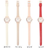 レディース 腕時計 クイール MKL2334 定形外 送料無料 時計 ウォッチ ハート ラブリー 合皮ベルト かわいい