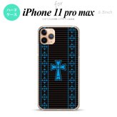 iPhone11ProMax iPhone11pro max スマホケース ハードケース ゴシック 黒 水色 メンズ レディース nk-i11pm-1009