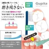 毛のかたさ選べる 歯科専用歯ブラシ Gupita グピタ (毛のかたさ：Mふつう／Sやわらかめ) 20本 (メール便3点まで) 【メール便送料無料】(※日時指定不可)／ 理想の歯ブラシ 全5色 個包装 ／ 復興支援商品 新生活