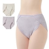 綿100%足口らくらく解放感ショーツ2色4枚組