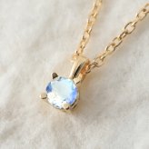 ムーンストーン ネックレス K14 ゴールド ネックレス ハワイアンジュエリー ネックレス 14K K14ゴールド 14金 イエローゴールド ピンクゴールド ホワイトゴールド 6月誕生石 一粒 ギフトラッピング可能 プレゼント ハロウィン 【品番：CG-GP501-6】