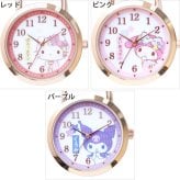 時計 サンリオキャラクターズ 和柄 キーチェーンウォッチ SNR006 定形外 送料無料 ハローキティ マイメロディー クロミ レディース ウォッチ 和風 ナースウォッチ バック キーホルダー 日本 お土産 和装 かわいい パッケージ付 ギフト 仕事 学校