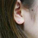ダイヤモンド ピアス プラチナ Pt900 Pt 0.2ct ダイヤ 一粒 2石 天然ダイヤモンド レディース ジュエリー アクセサリー 金属アレルギー対応 両耳用 シンプル 華奢 上品 ギフト プレゼント ラッピング対応 贈り物