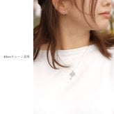 ハワイアンジュエリー シルバー ネックレス ヤシの木 パームツリー ジルコニア シンプル シルバー925 ロジウムコーティング ギフトラッピング可能 チェーン 長さ選べる aumakua メンズ レディース 誕生日 プレゼント ハロウィン 【品番：CG-005-11-03】